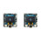 2X ESP32-C3 Development Board AI Dialogue Voice Module AI Voice Sensor Module with 0.96 Inch Screen for Deepseek/Xiaozhi 1