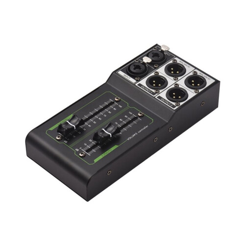 2X Passive Volume Controller Precise Volume Adjustment Plug  Stereo Input & Output 1