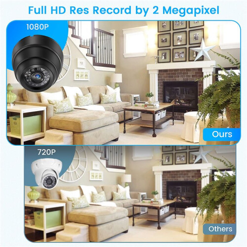 CCTV Camera HD 800TVL Security Dome Camera Outdoor 2