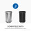 simplehuman CW0259 code J Custom Fit Bin Liner Bulk Pack, White Plastic (3 Pack of 20, Total 60 Liners) 7