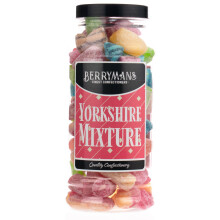 Original Yorkshire Mixture Retro Boiled Sweets Gift Jar By Berrymans Sweet Shop