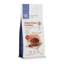 Wholefood Earth Pitted Dates 1kg | Freeflow Soft Whole Dried Dates | High in Fib