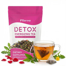 Detox Tea for Weight Loss and Belly Fat – 28 Day Herbal Detox Tea with Green Tea & Dandelion | Natural Wellness Tea for Metabolism & Healthy Weight