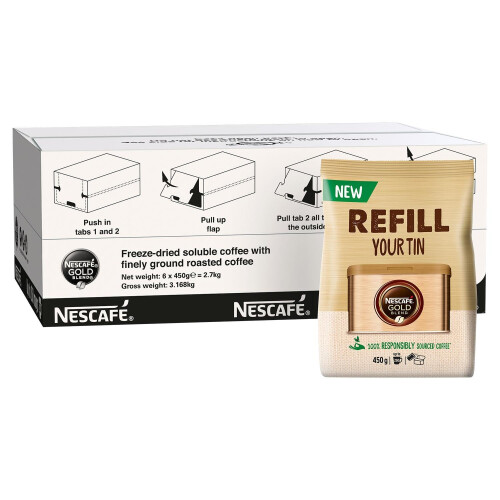 Nescafe NESCAFÉ Gold Blend Instant Coffee 450g Refill 1