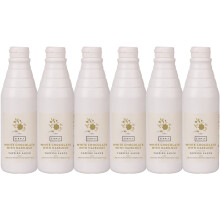 Simply White Chocolate with Hazelnut Flavouring Topping Sauce, Ready to Use Dessert Sauce for Ice Cream, Waffles, Pancakes, Coffee & Milkshakes 1kg (
