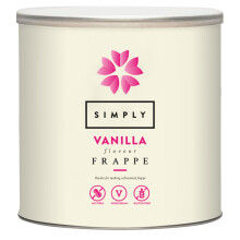 Simply Vanilla Frappe Powder, Nut Free & Gluten Free Frappe Powder for Iced Drin