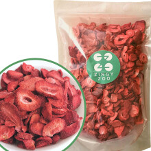Freeze Dried Strawberry Slices | XL 350g Raw Natural Premium Freeze Dried Fruit | Freeze Dried Strawberries | Snacking Freeze-Dried Strawberries | Be