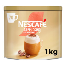 NESCAFÉ Cappuccino Unsweetened Taste Instant Coffee 1kg Tin, Packaging may vary