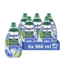 Comfort Botanical Fabric Conditioner Heavenly Fresh – Long-Lasting Freshness Vegan-Friendly Dermatologically Tested Dye-Free Suitable for Cold and S
