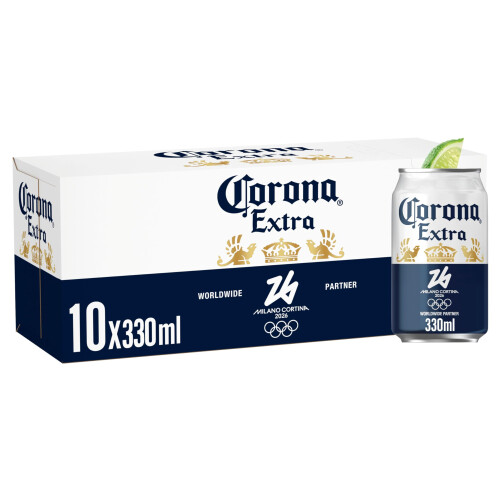 Corona Extra Beer, 10 x 330ml Cans