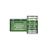 Fever-Tree Refreshingly Light Ginger Beer 6x150ml