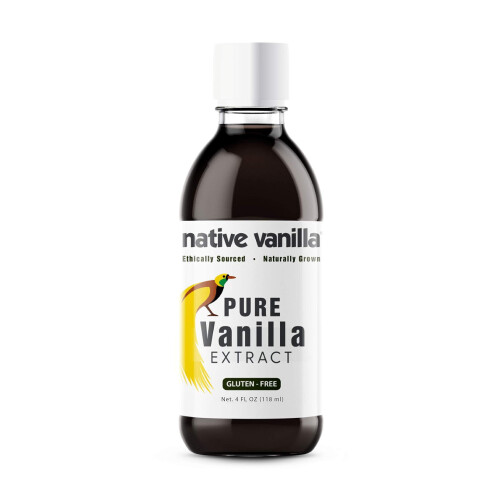 Native Vanilla - Pure Vanilla Extract – 118ml (4 oz) - Made from Premium Vanilla