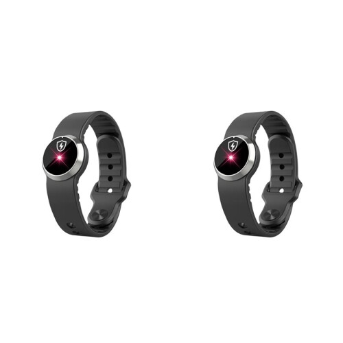 2X Winter Wireless Anti-Static Silicone Bracelets Adjustable Strap Static Eliminator Body Eliminates Static B