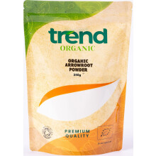 Trend Organic Arrowroot Powder for Cooking and Baking, 250g - Natural Thickening Agent (Known as Arrowroot Starch or Arrowroot Flour), Certified Orga