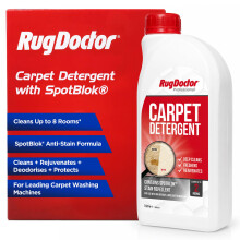 Rug Doctor Carpet Detergent with SpotBlok, 1 Litre | 4-1 Carpet Cleaner Solution - Cleans, Rejuvenates, Deodorises and Protects - Compatible with all