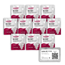 Lalvin EC-1118 Wine Yeast (10 Pack) - Champagne Yeast - Make Wine Cider Mead Kom