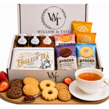 Afternoon Tea Gift Set – English Tea (40 bags), 5 Luxury Biscuit Packs & 3 Mini