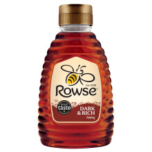 Rowse Honey, Dark & Rich Honey, Squeezy bottle, 100% pure & natural, 340g