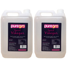 Puregro White Spirit Vinegar, 5 Litres (Pack of 2)