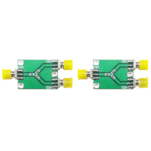 2X 6GHz RF Microwave Resistor Simple Power Divider,One to Two Splitter Module RF Combiner/Splitter