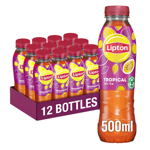 Lipton Ice Tea Tropical 500ml (Pack of 12)