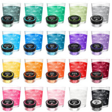 Edible Glitter - 20 Colors Food Grade Luster Dust Glitter Powder for Drinks, Vegan, Gluten-Free Food Colouring for Cocktail, Beverage, Chocolates, Sp