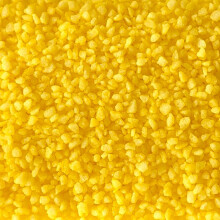 Lemon Yellow Sugar Crunch Sprinkles - 35g of Edible Lemon Flavour Cake Toppers or Cupcake Decorations