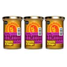 Agua de Madre Fresh Tea Infusion (Turmeric & Ginger), Fermented Fruit Drink with Immune Supporting Vitamin C, Low Calorie, Vegan, No Artificial Sweet