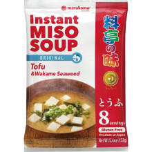 Marukome Instant Ryoutei-No-Aji Miso Soup with Chunks of Tofu 152 g