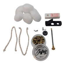 Maintenance and Repair Kit for Zippo | Cotton Wadding Refills Wicks | Jeffriz Lighter Flints | Spring Rivet Pins Ignition Wheel & Leak Seal | Replace