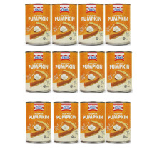 America's Finest | Pack of 12 | Pumpkin Puree | Shipping Fresh New Batch100% Pure Pumpkin - 425g Tin