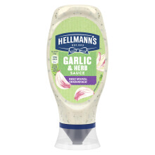 Hellmann's Garlic & Herbs Creamy sauce an ideal condiment for burgers, wraps and