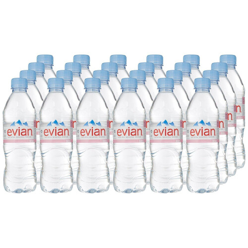 Evian Still Water, 500ml- Pack of 24 1