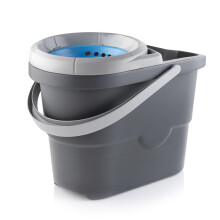 Minky Vortex Bucket with Wringer, Heavy Duty Mop Squeezer, Detachable Wringer, Sturdy Carry Handle, Pouring Spout, Floor Cleaning Bucket, Cleaning Pr