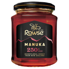 Rowse Authentic Manuka New Zealand Honey 250+ Mgo 225g