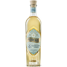 Fiorente Elderflower Liqueur 70cl, perfect for making a Hugo Spritz, all natural liqueur from wild Italian elderflower, 20% ABV