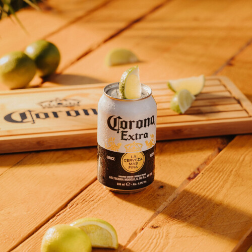 Corona Extra Premium Lager Beer Can 24 x 330ml 2