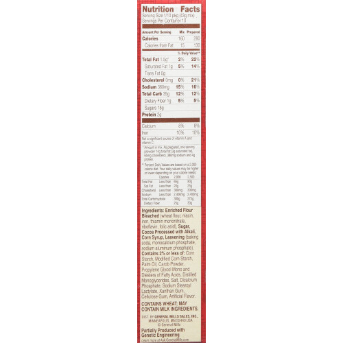 Betty Crocker Betty Crocker Super Moist Devil's Food Cake Mix 1