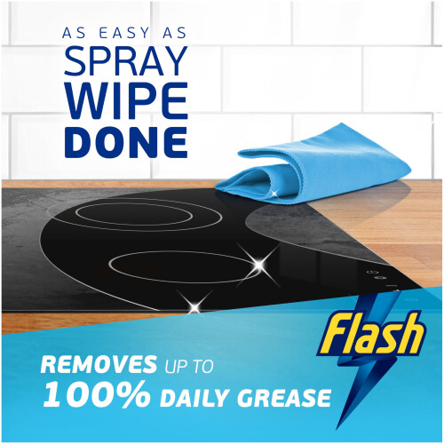 Flash Flash Spray Wipe Done Bright Mandarin Cleaning Spray 800ml 1