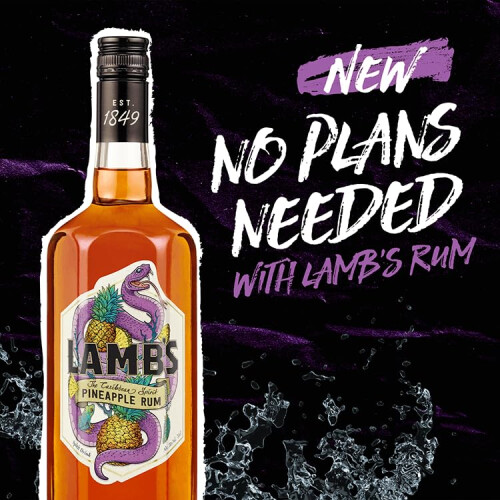 Lambs Pineapple Rum Spirit Drink 1L 1