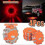 (1Pcs) 4-Pack LED Warning Flare Kit with Beacon Discs for Roadside Emergencies 2