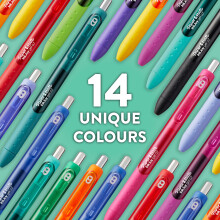 Paper Mate InkJoy Gel Pens | Assorted Vibrant Ink Colours | For Writing, Colouring & Journalling | Medium Point (0.7mm) | 10 Count