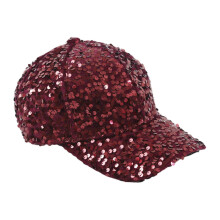(B011 red) Breathable Baseball Caps for Women Girls Stylish Adjustable Jeweled Sports Hat Outdoor Activity Photo Props Multicolor
