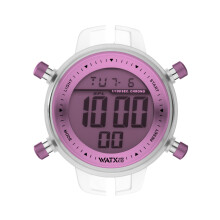 WATXANDCO RWA1090 rannekello. Laatikko, pinkki. Naisten.