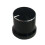 POTENTIOMETERKNOP ALU-SORT 15MM 1