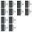 12Pcs P5 Indoor LED Screen Panel 64X32 LED Display Module 16 Scan Full Color LED Electronic Screen Display 320X160mm 1