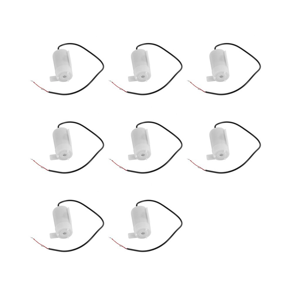 8Pc Micro-Submersible Water Pump 2.5-6V Low Noise Brushless Motor Pump120l/H 6031666926315