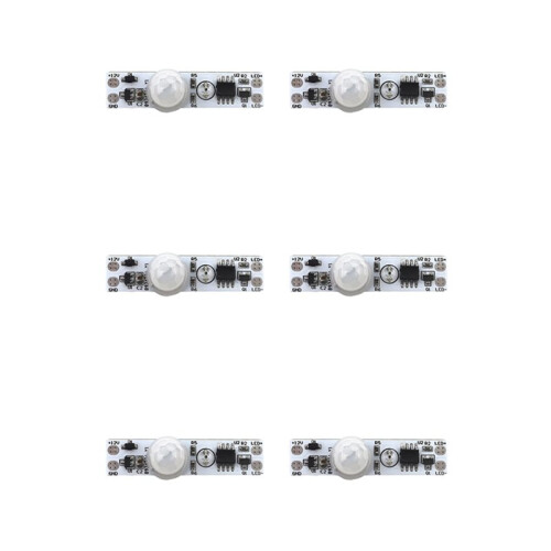 6X  5-24V 12V PIR Motion Sensor  Module Human Movement Sensor Detector Controller  Module