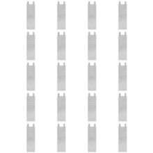 20X Aluminum Water Cooling Block 80X40X12mm Cooler for Computer CPU Radiator