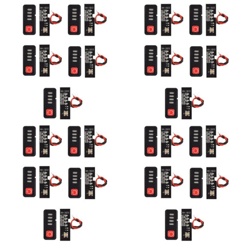 20X Electric Drill Battery Indicator LED Display for  18V/21V Lithium Batteries 18650 Capacity Visual Tool